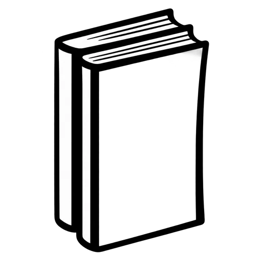 Simple Upright Book SVG Image cut file