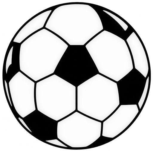 Soccer Ball SVG Design cut file