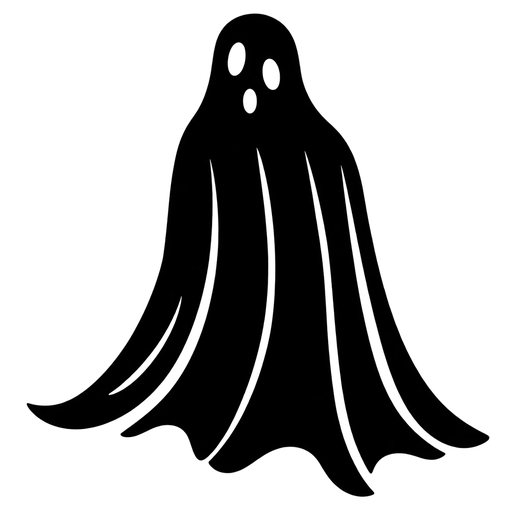 Spooky Ghost SVG cut file