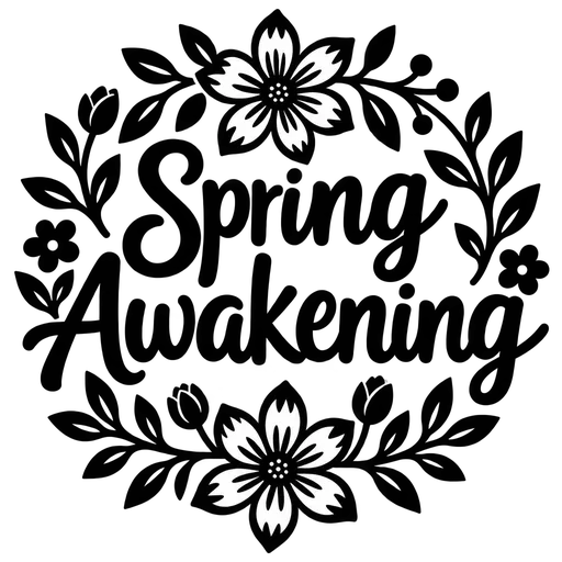 Spring Awakening Floral SVG Design cut file