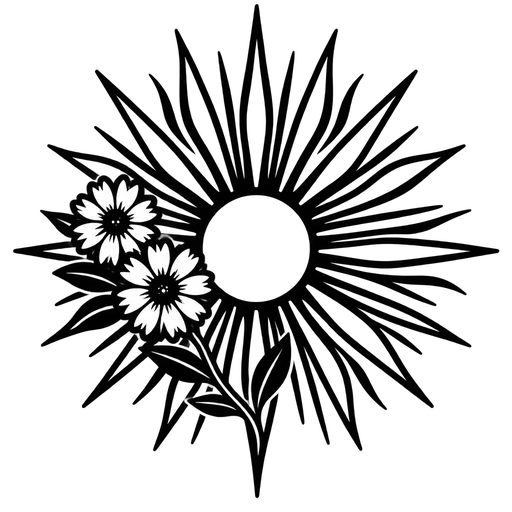 Spring Sunshine SVG Design cut file